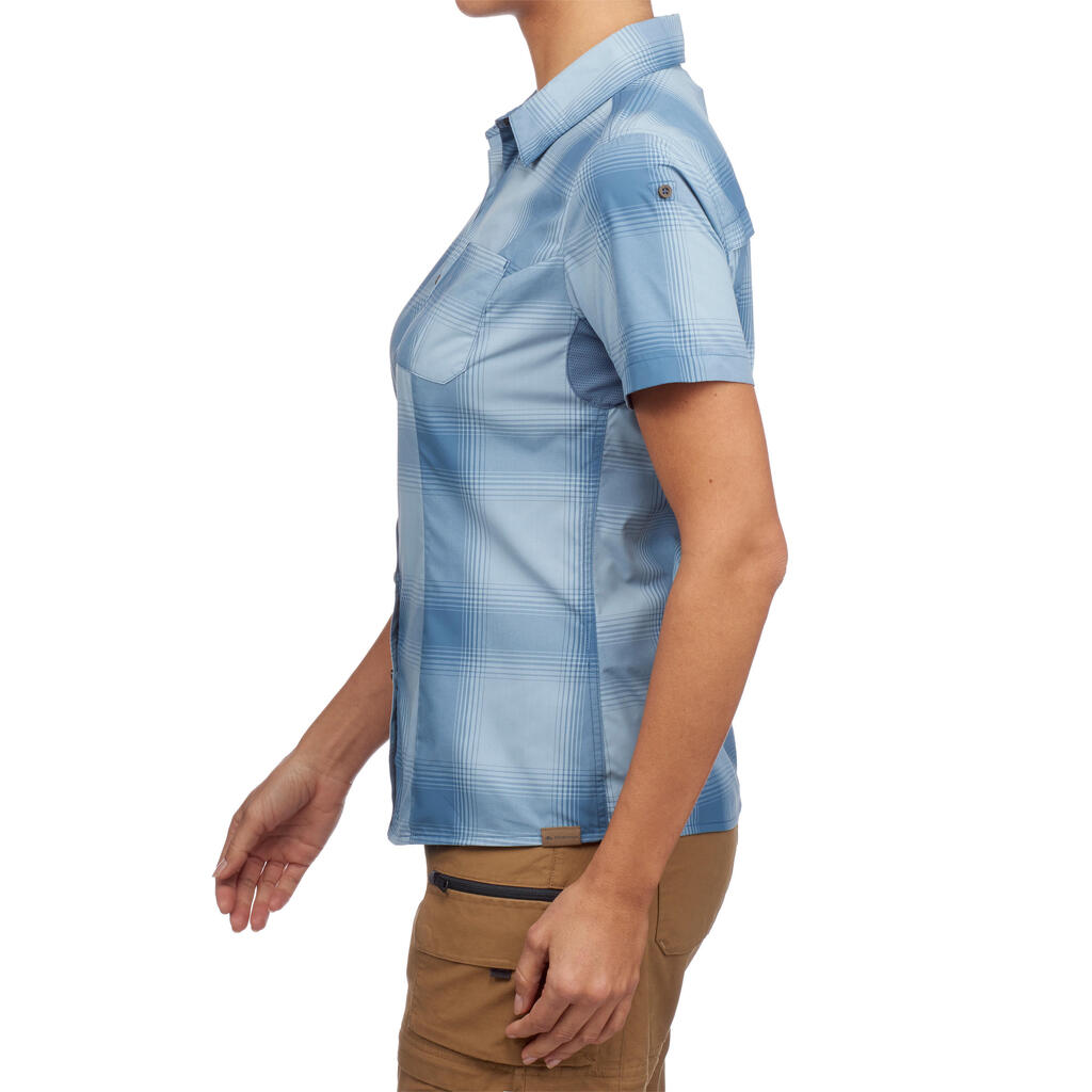 Travel 100 Women's Short-Sleeved Shirt - Khaki