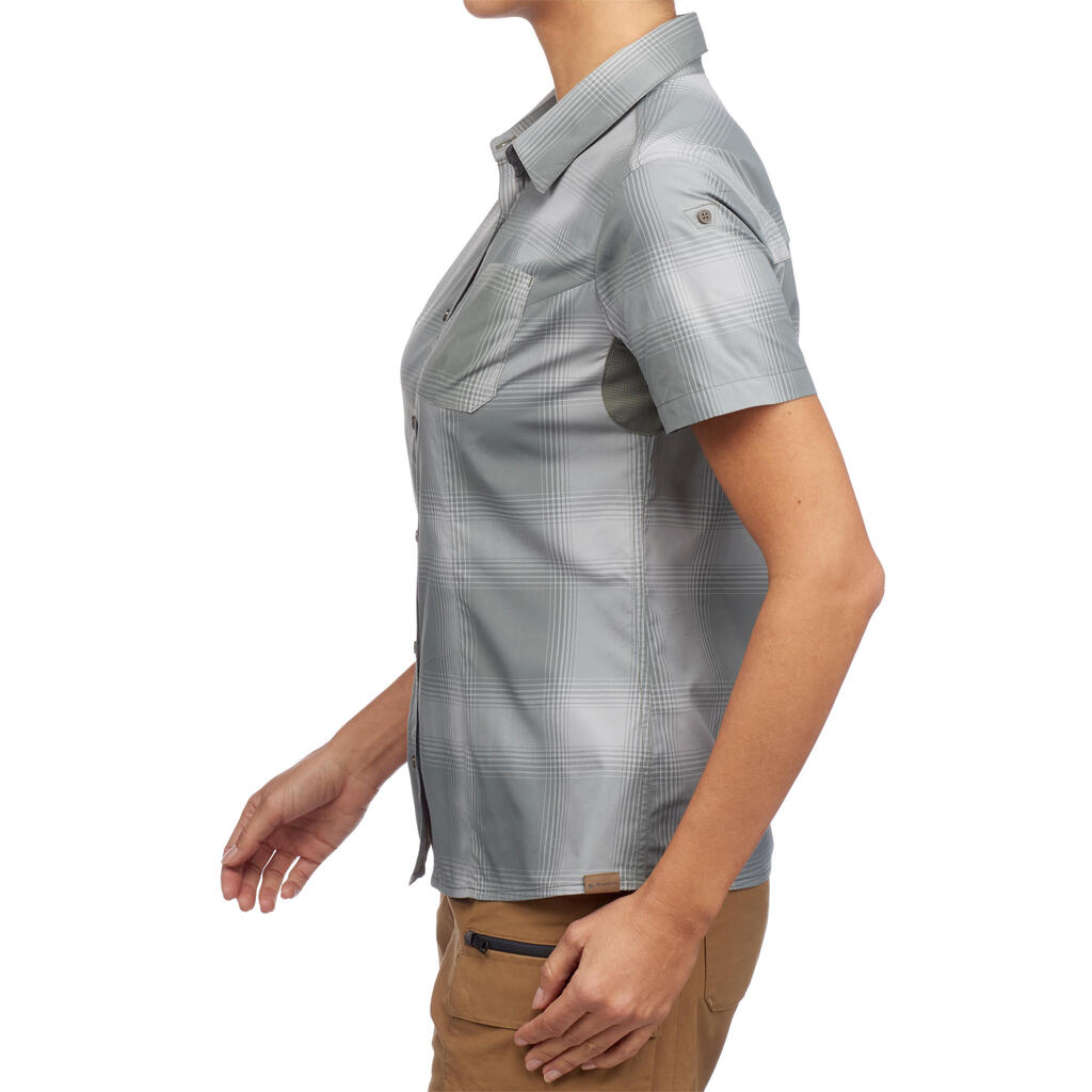 Travel 100 Women's Short-Sleeved Shirt - Khaki