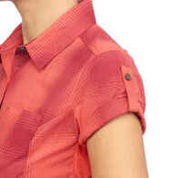 Travel 100 Women's Short-Sleeved Shirt - Coral