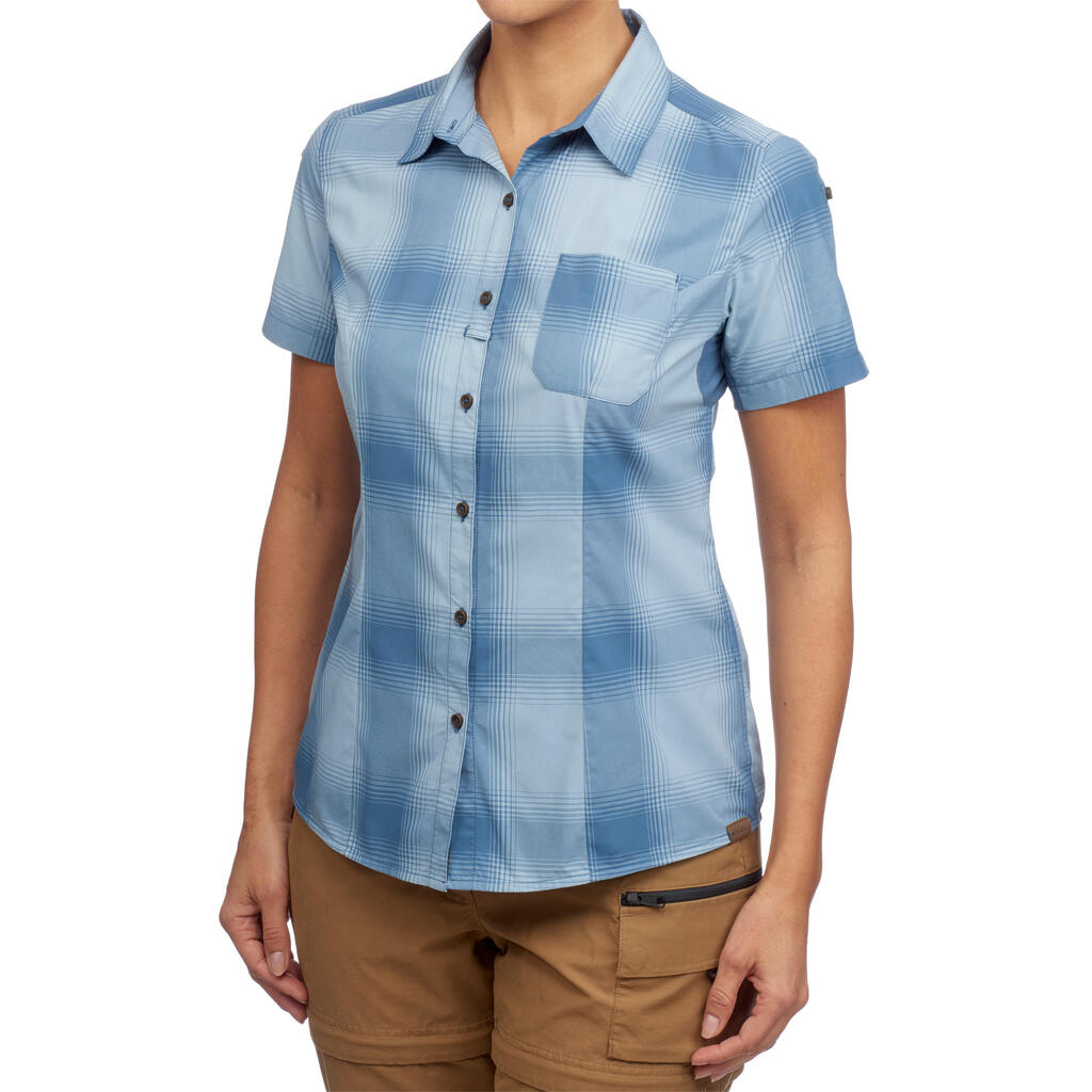 Travel 100 Women's Short-Sleeved Shirt - Khaki