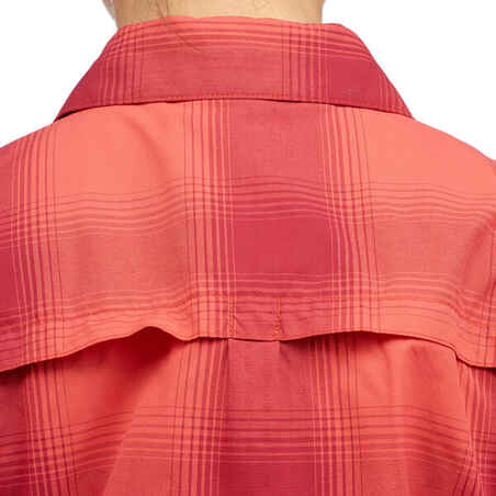 Travel 100 Women's Short-Sleeved Shirt - Coral