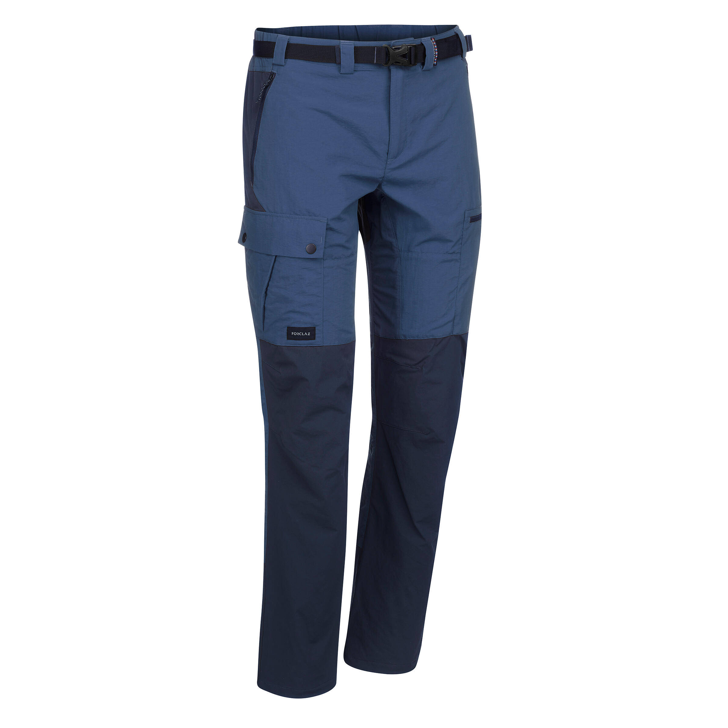 Men's Mountain Trekking Trousers -TREK 500 - Blue -  1