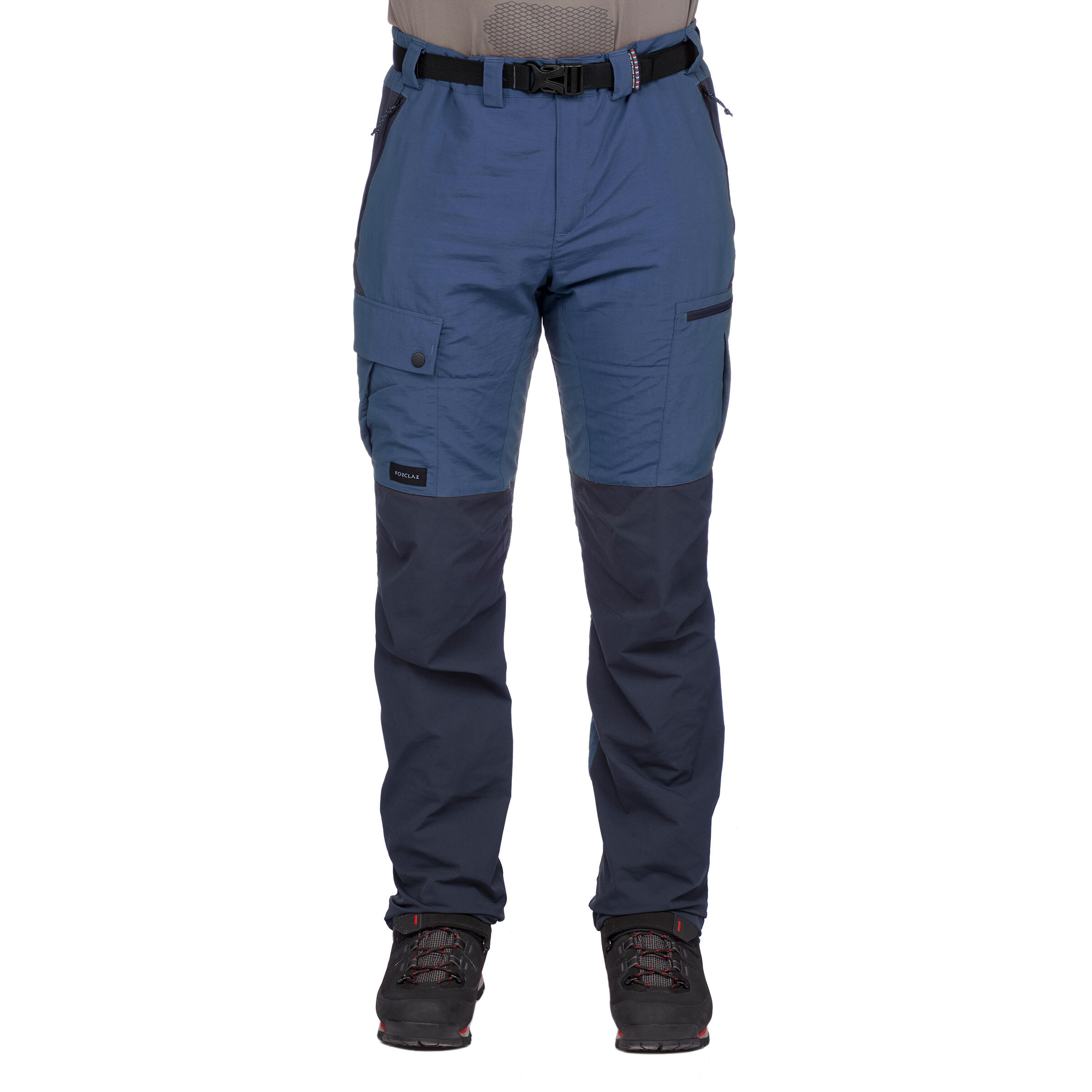 Men's Mountain Trekking Trousers -TREK 500 - Blue 3/13