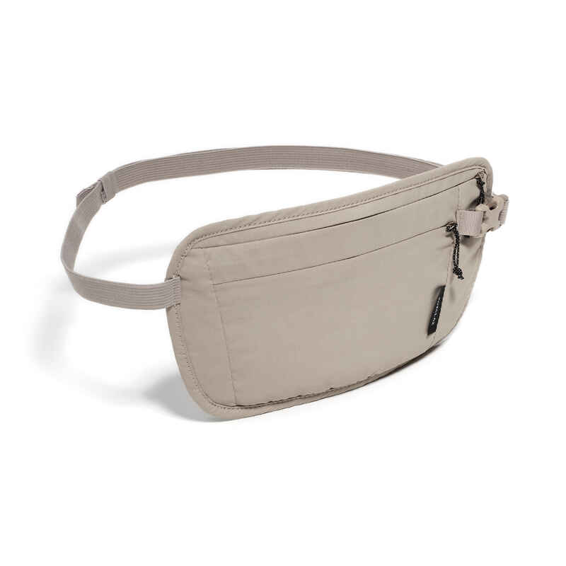 Secured Travel Bum Bag - Beige - Decathlon