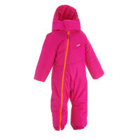 Babies' Ski/Sledge Snowsuit Warm - Pink
