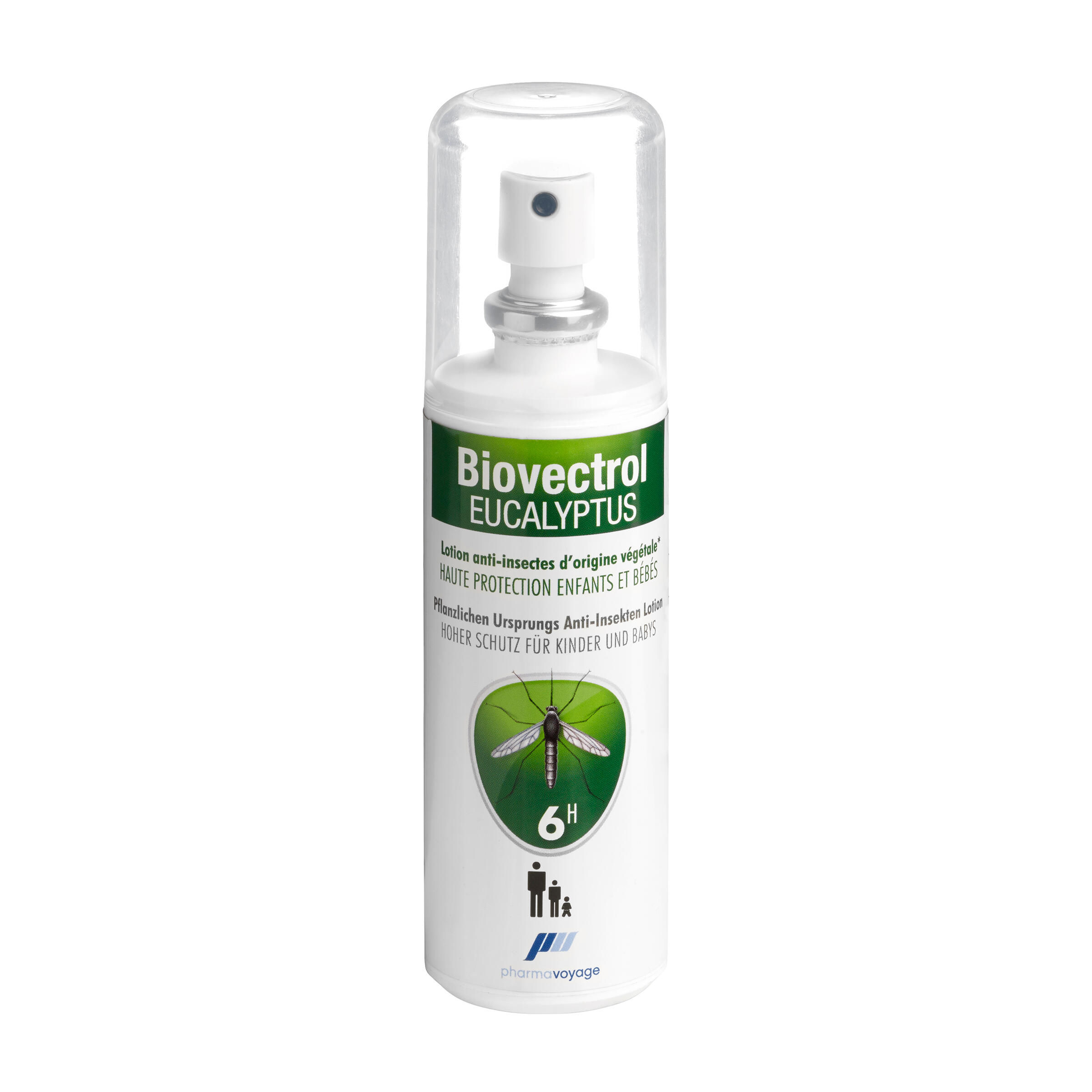 Insektenspray Naturel Zitronen Eukalyptus Biovectrol 75 Ml Pharmavoyage Decathlon