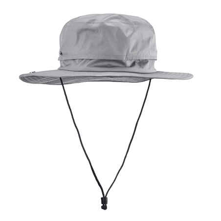 Mountain trekking hat TREK 900 waterproof light grey