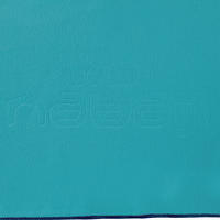 Serviette microfibre ultra compacte bleu taille XL 110 x 175 cm