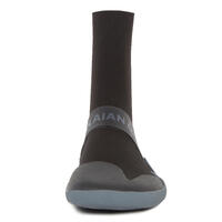 500 3 mm Neoprene Surf Boots - Black