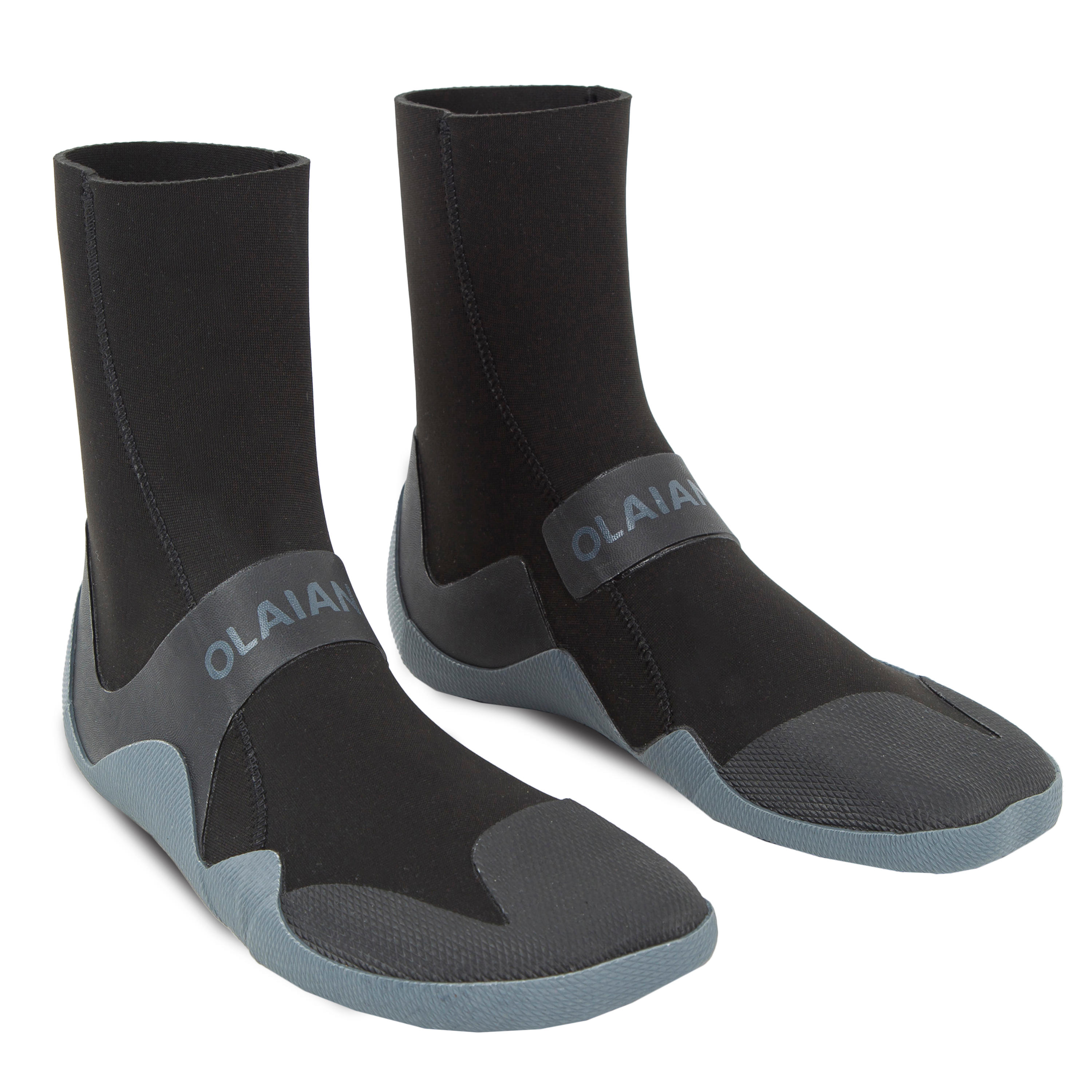 500 3 mm Neoprene Surf Boots - Black - OLAIAN