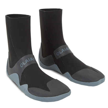 500 3 mm Neoprene Surf Boots - Black