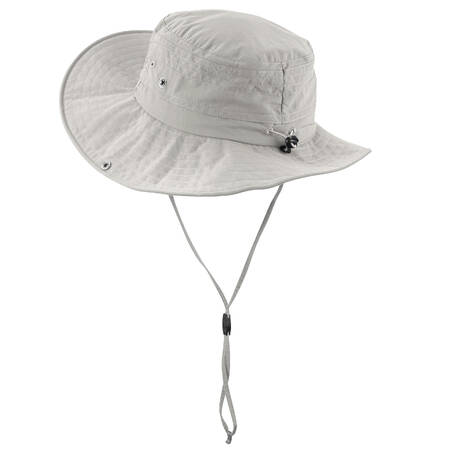 Topi Rimba Trekking Gunung Anti-UV TREK 500 - Beige