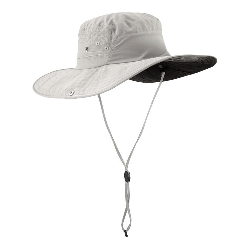 Trek 500 Anti-UV Mountain Trekking Hat - Beige