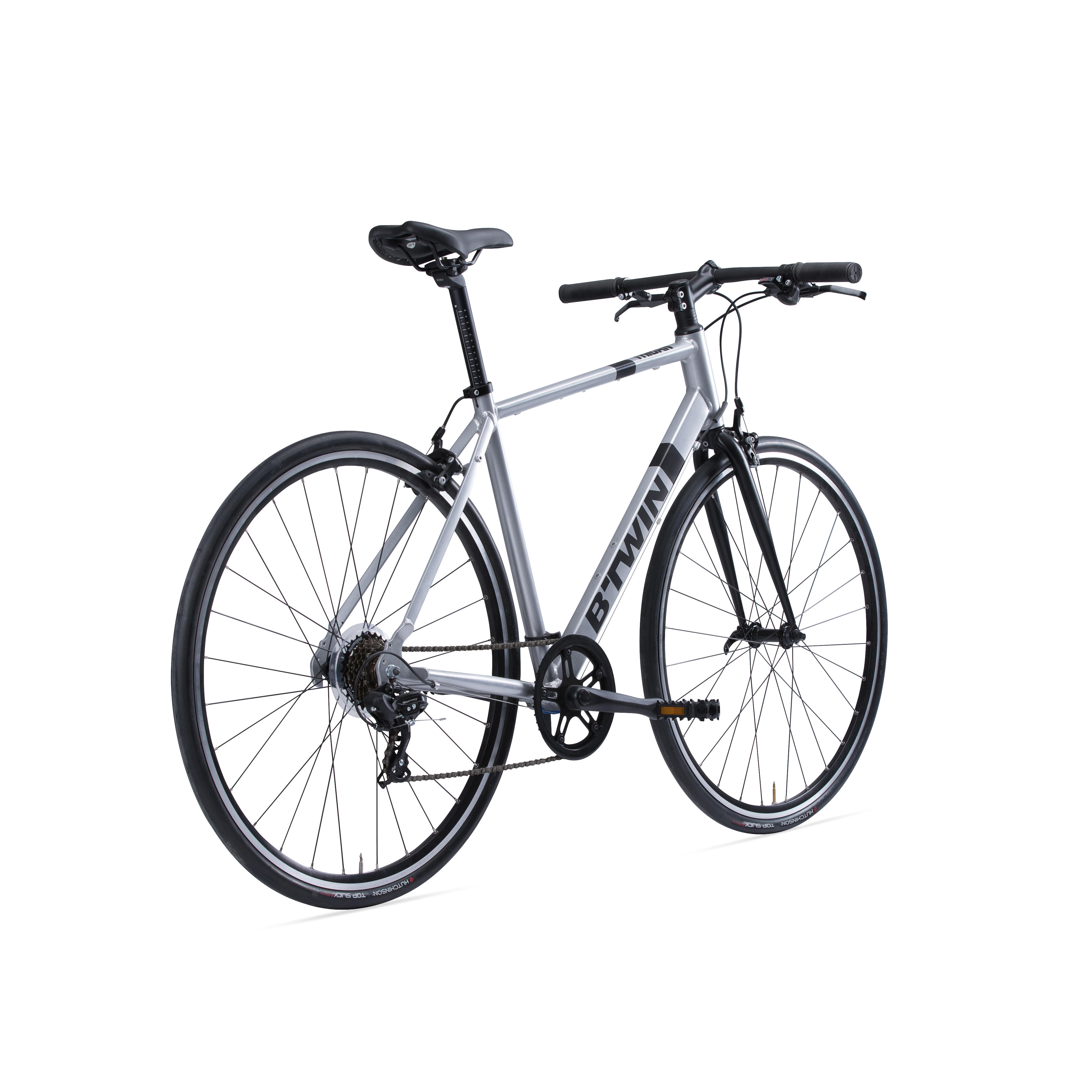 Triban 100 Flat Bar Road Bike BTWIN Decathlon