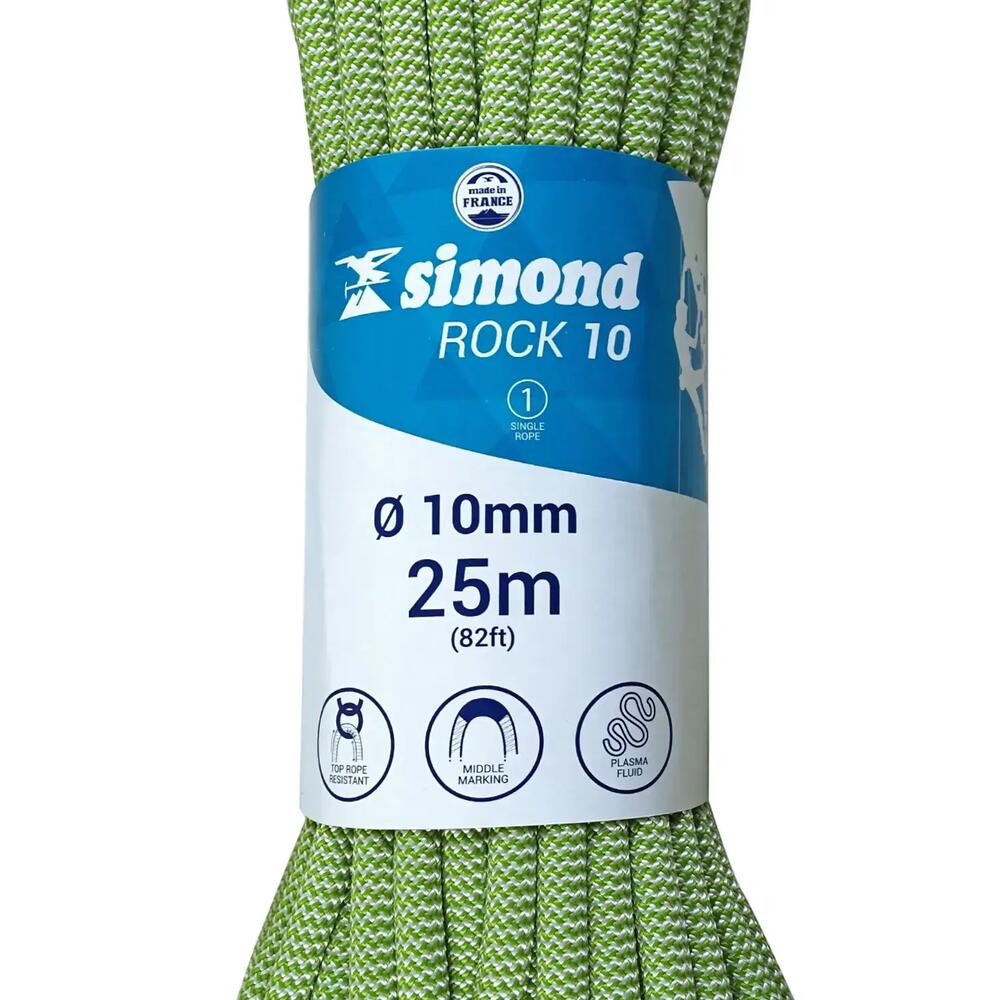 corda rock10 25m verde simond 2018