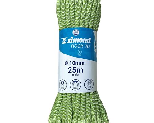 cuerda rock 10 25 m verde simond 2018