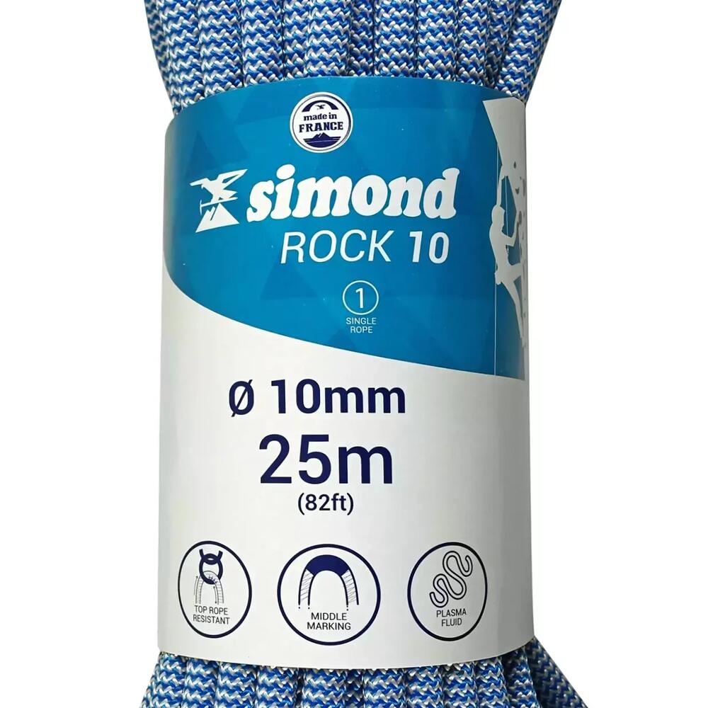 corde rock10 25m bleu simond 2018