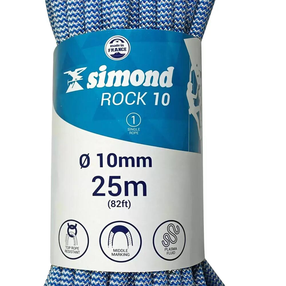 corde rock10 25m bleu simond 2018