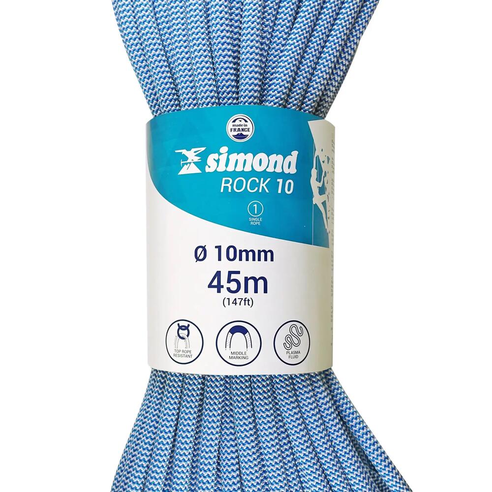 corde rock10 45m bleu simond 2018