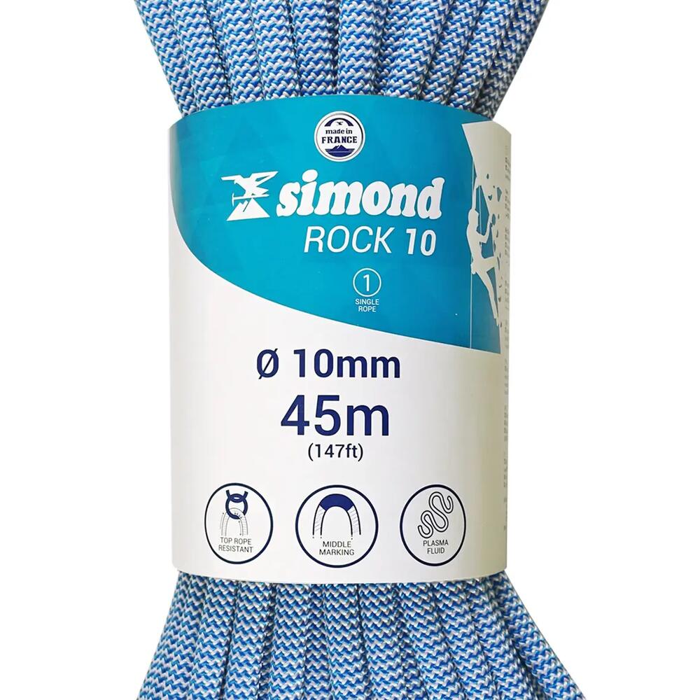corde rock10 45m bleu simond 2018