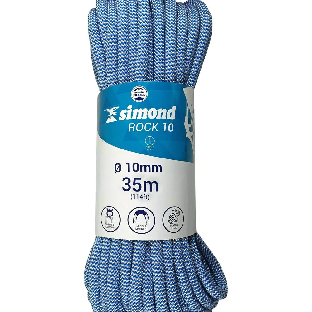 corde rock10 35m bleu simond 2018