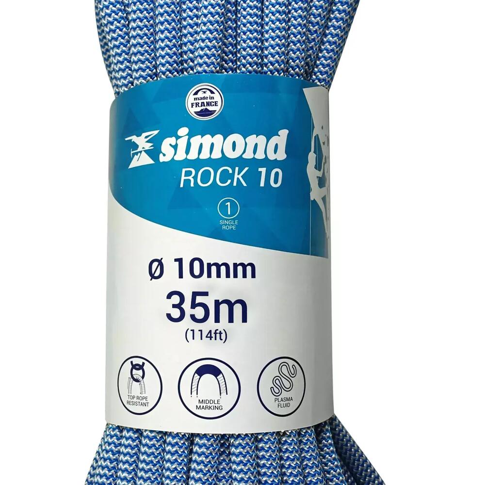 corde rock10 35m bleu simond 2018