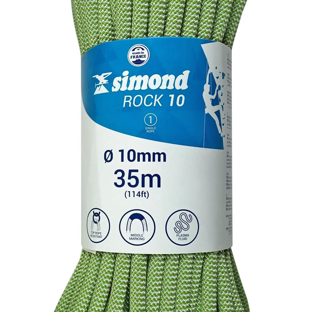 corda simond rock 10 35m verde 2018