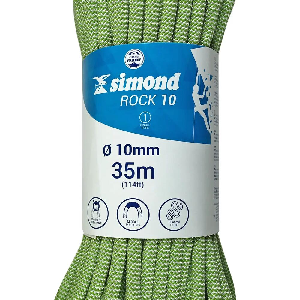 corde rock10 35m verte simond 2018