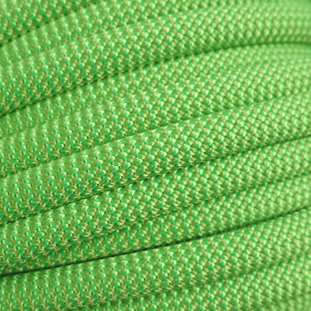 Cliff Climbing Rope 9.5 mm by the Metre - Green (100 m Reel)