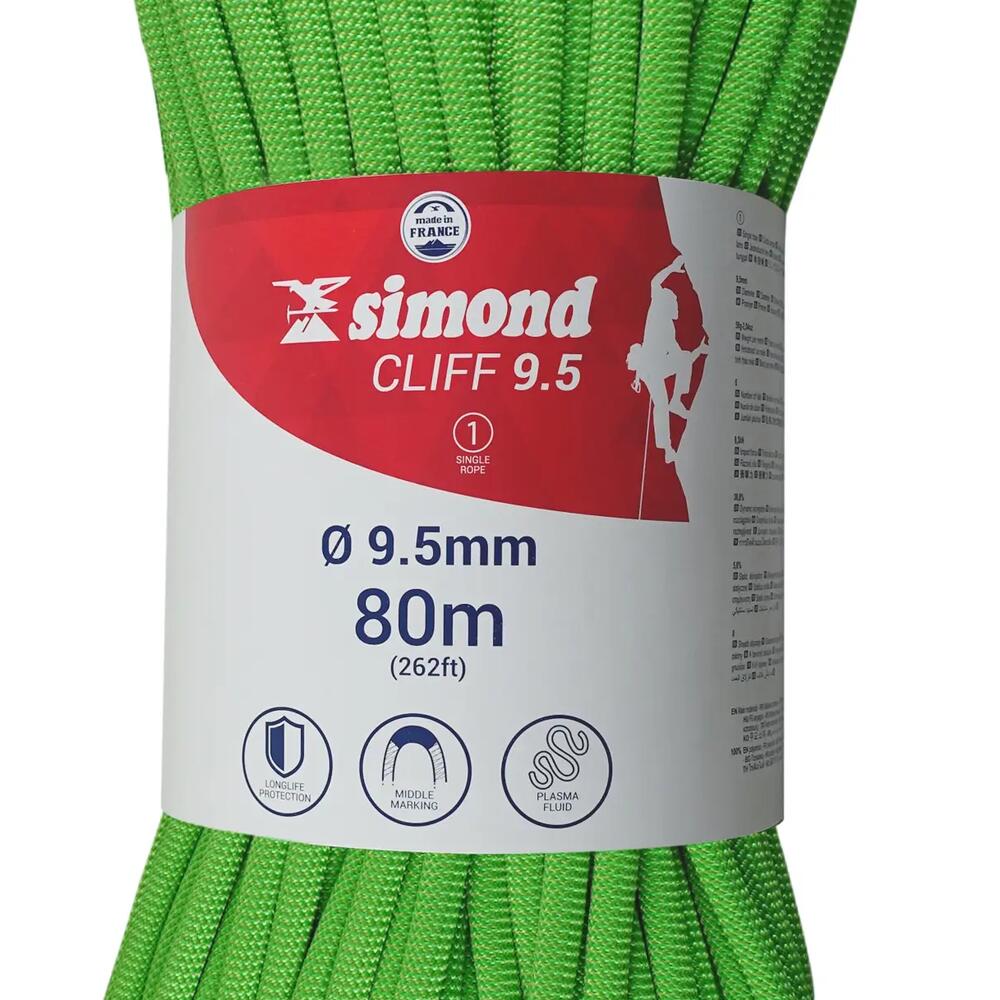 corde cliff 9.5 80m simond 2018