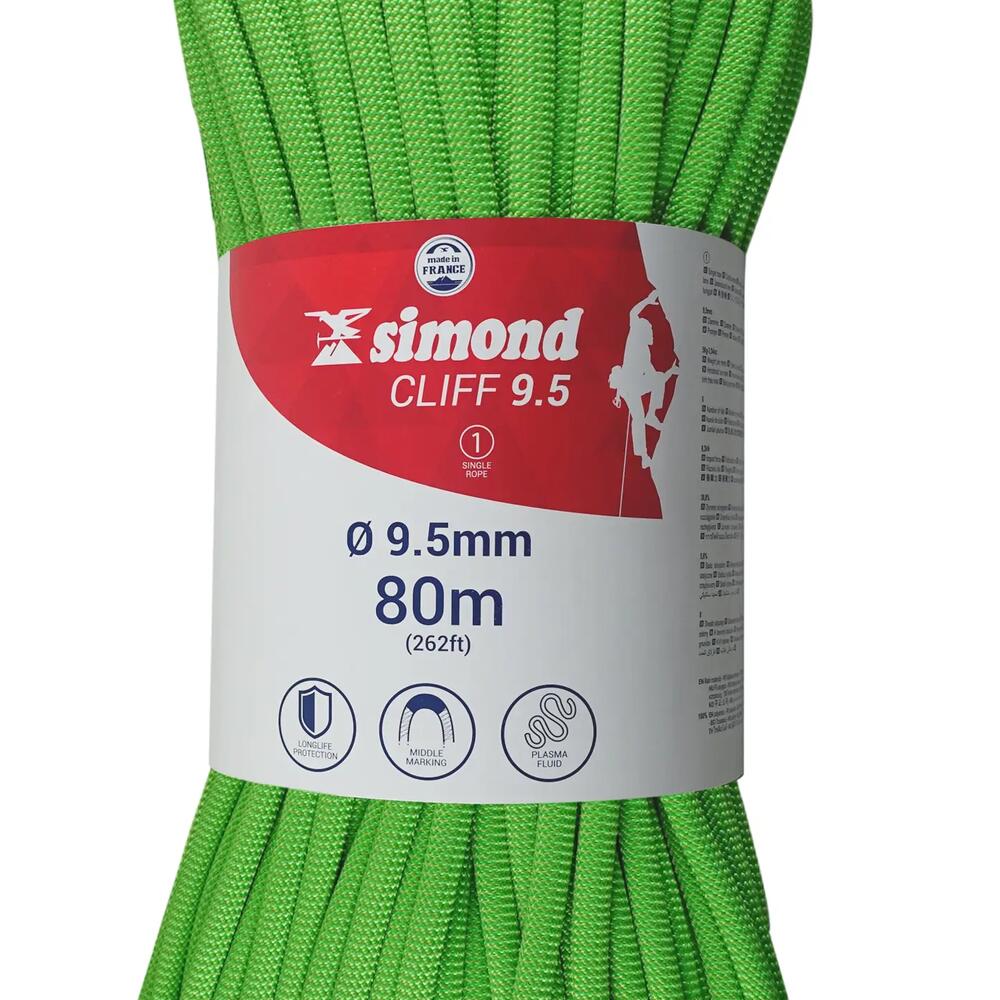 corde cliff 9.5 80m simond 2018