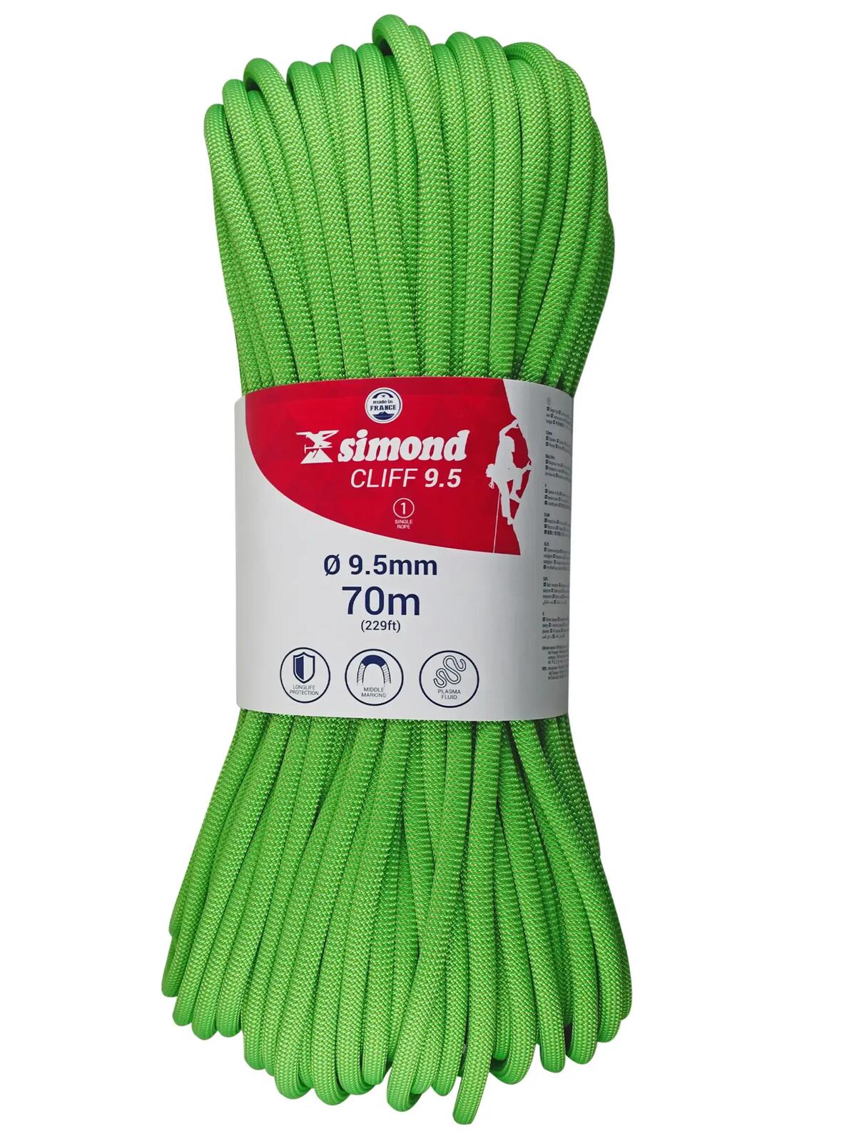 corde cliff 9.5 70m simond 2018