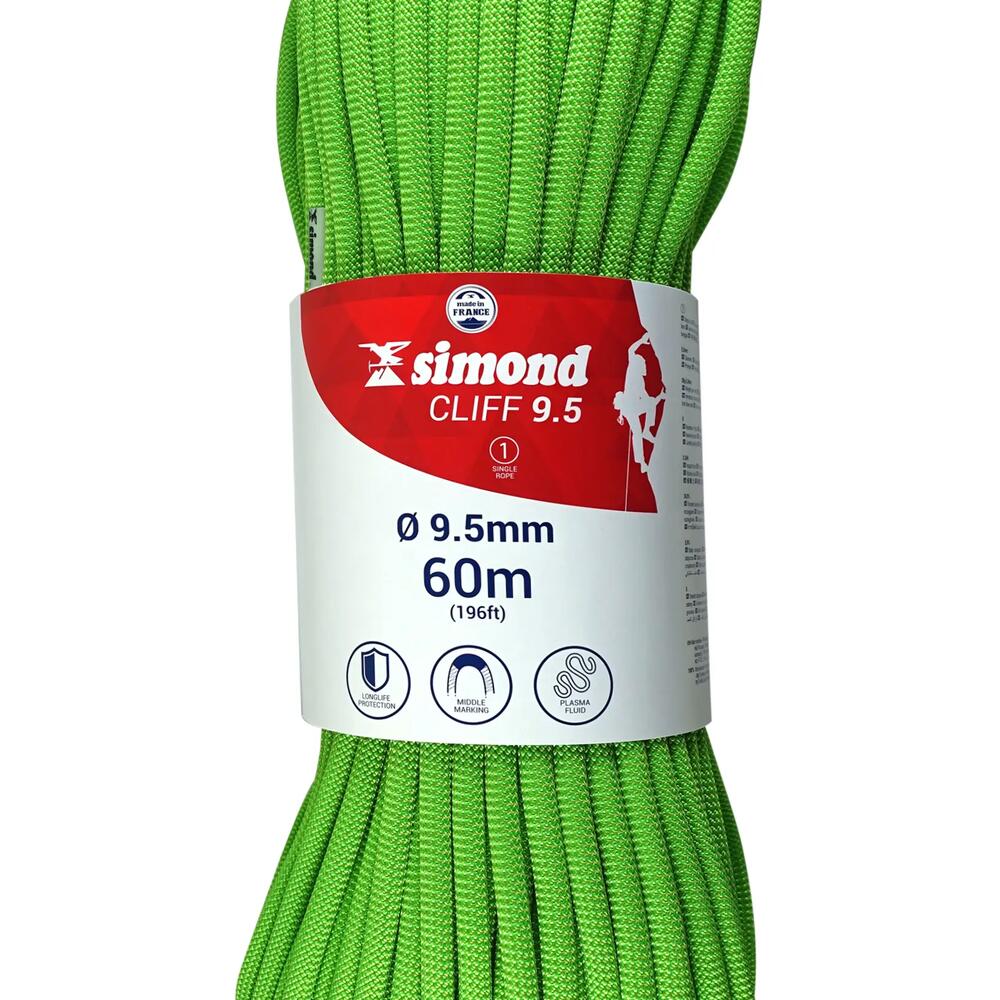 corde cliff 9.5 60m simond 2018
