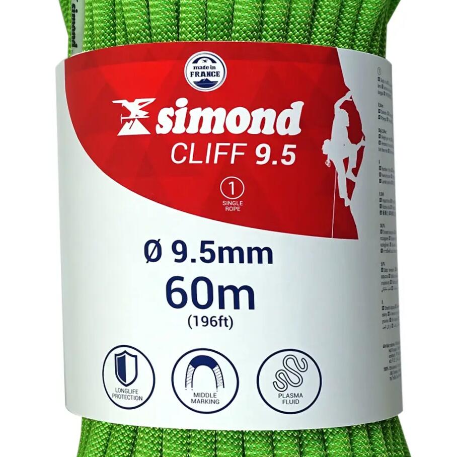 corde cliff 9.5 60m simond 2018