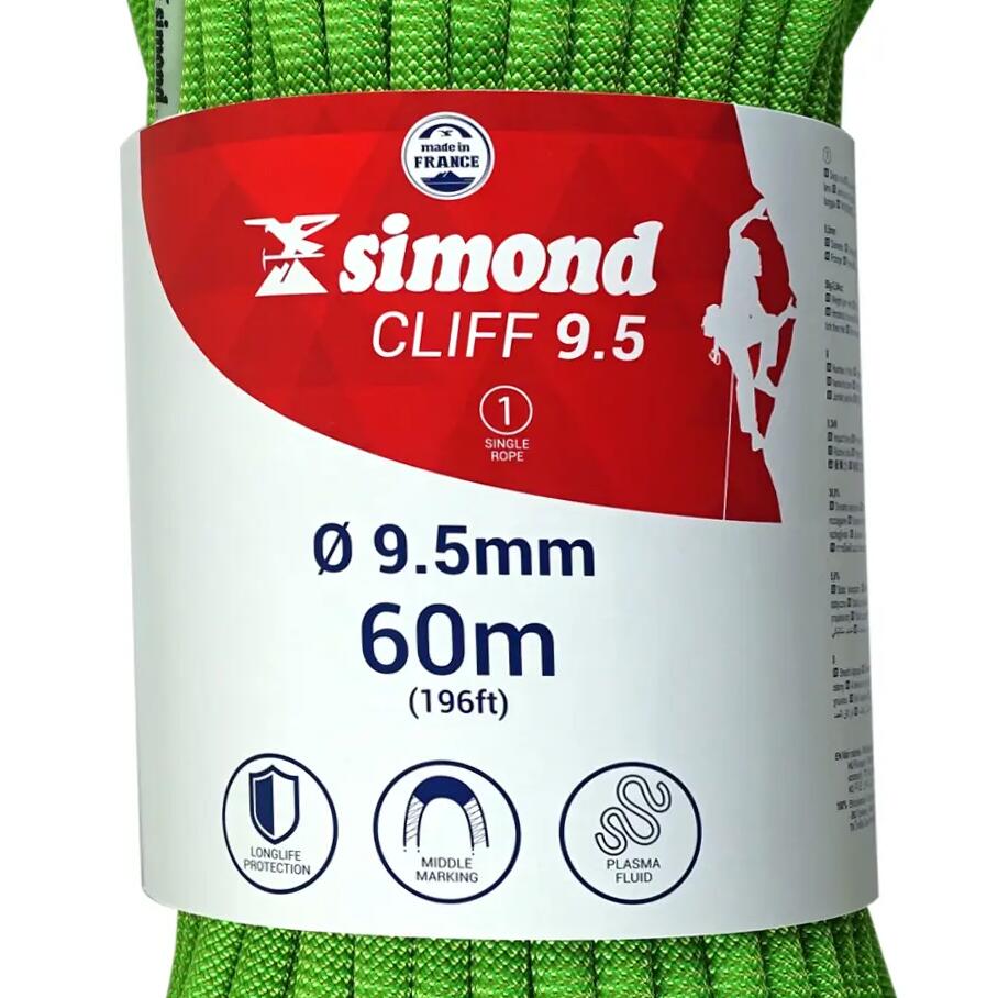 corde cliff 9.5 60m simond 2018