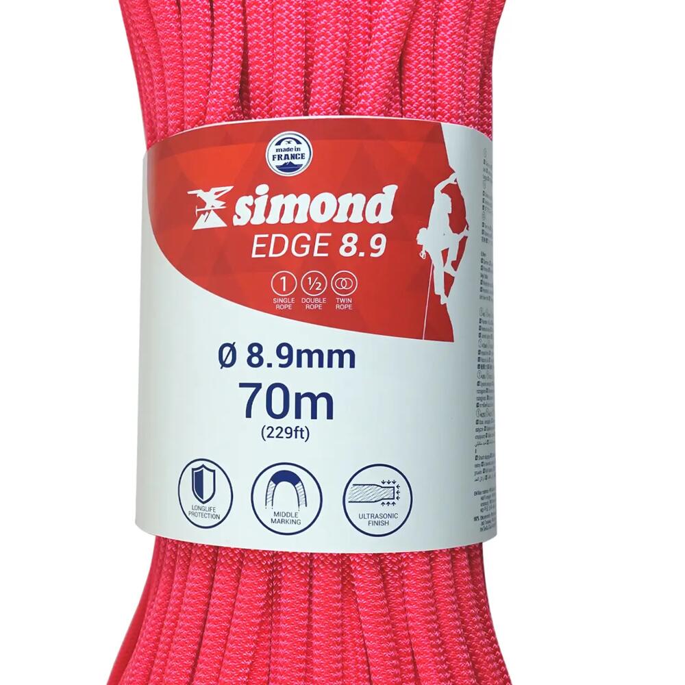 
corda edge 8.9 70m simond 2018