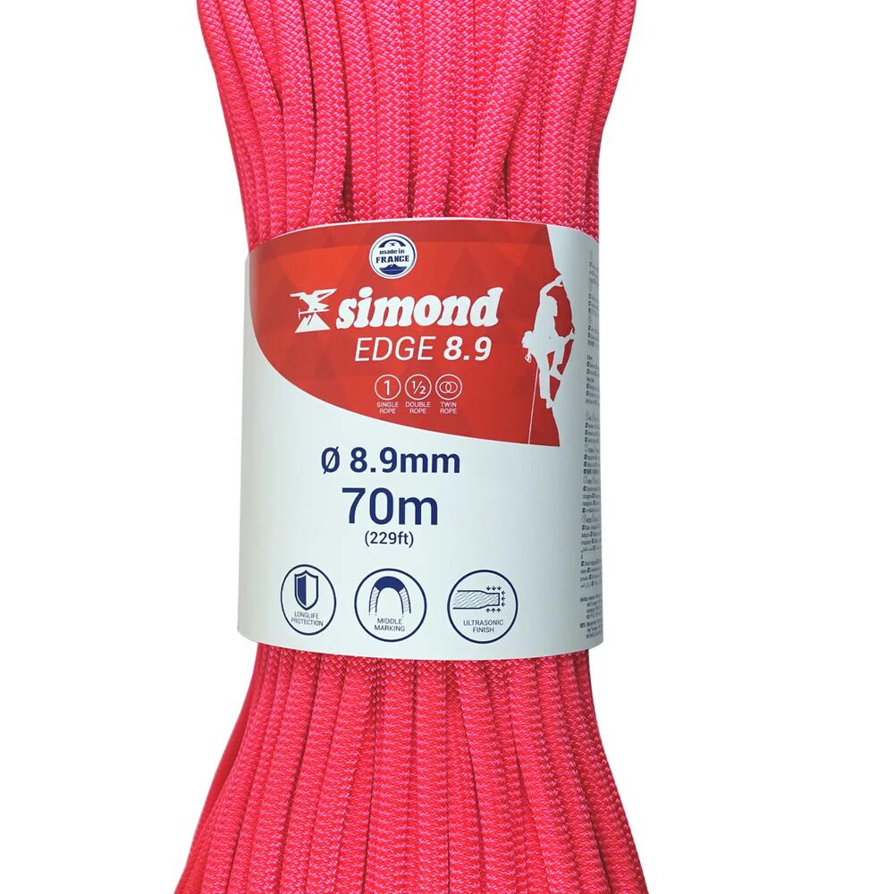 
corde edge 8.9 70m simond 2018