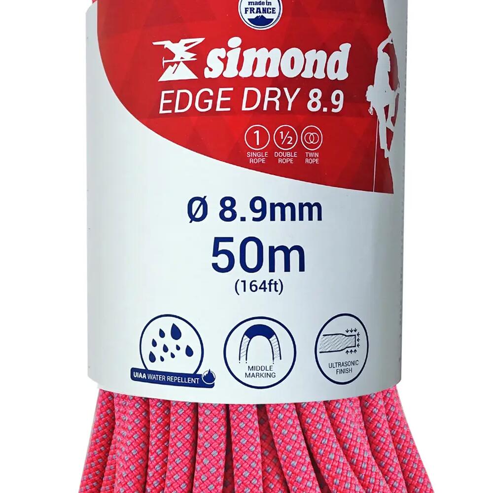 corde edge dry 8.9 50m simond 2018