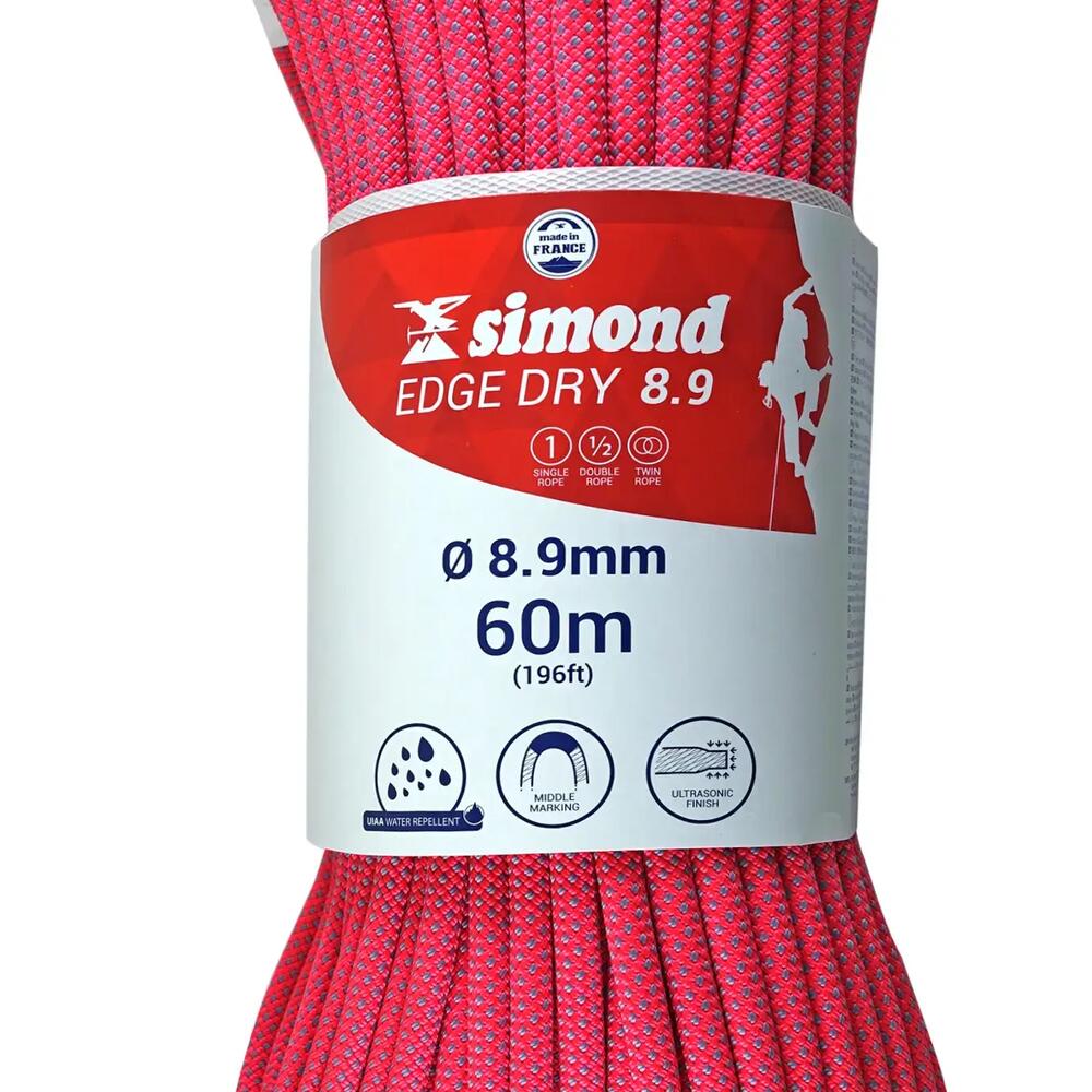 corde edge dry 8.9 60m simond 2018