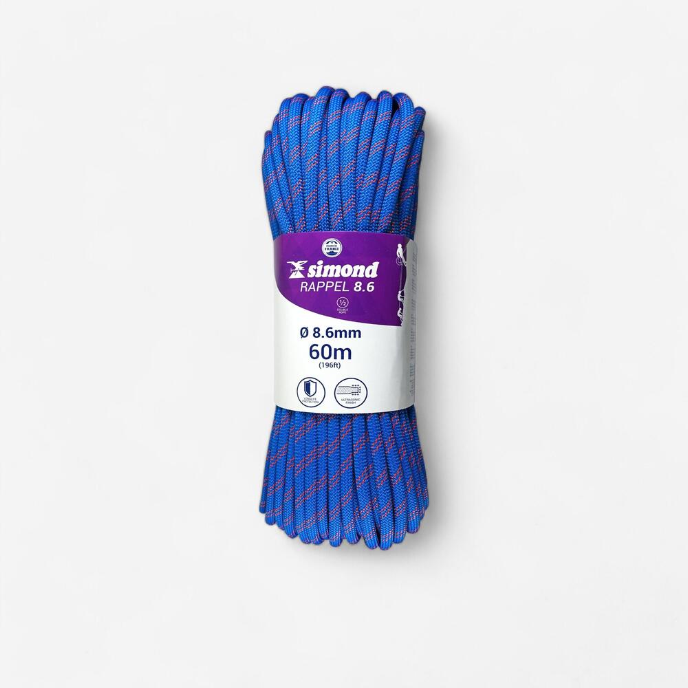 corde rappel 8.6 60m bleu simond 2018