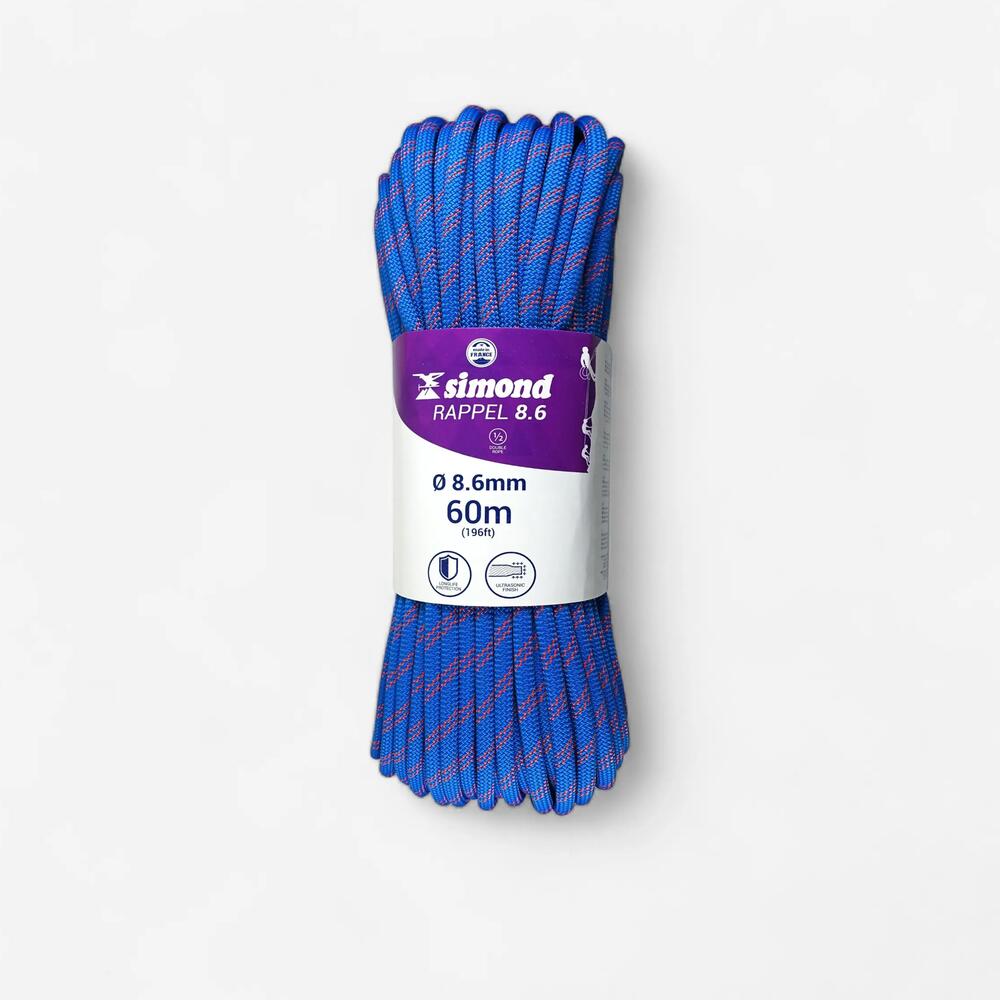 corde rappel 8.6 60m bleu simond 2018
