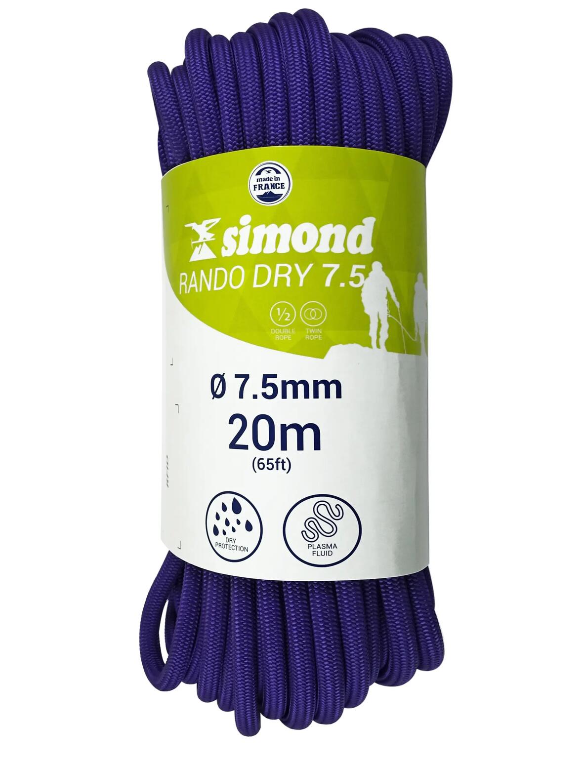 corde rando dry 7.5 20m simond 2018