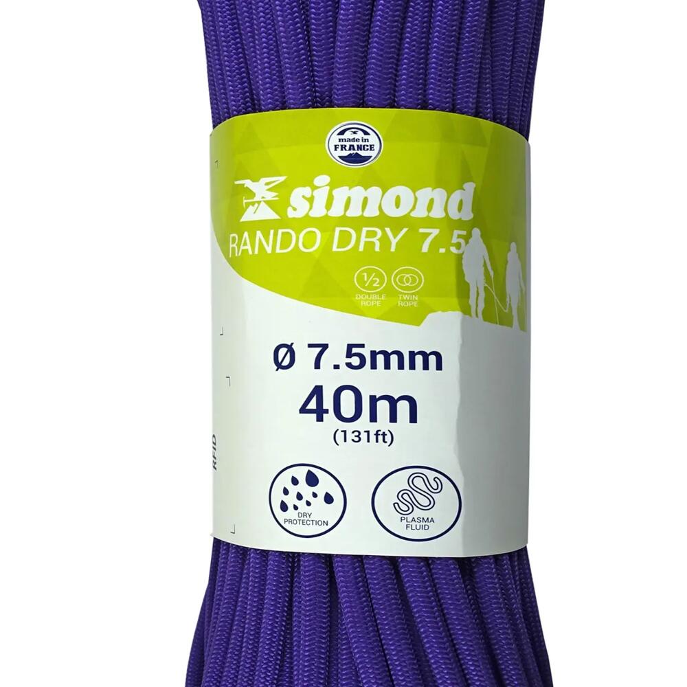 corde rando dry 7.5 40m simond 2018