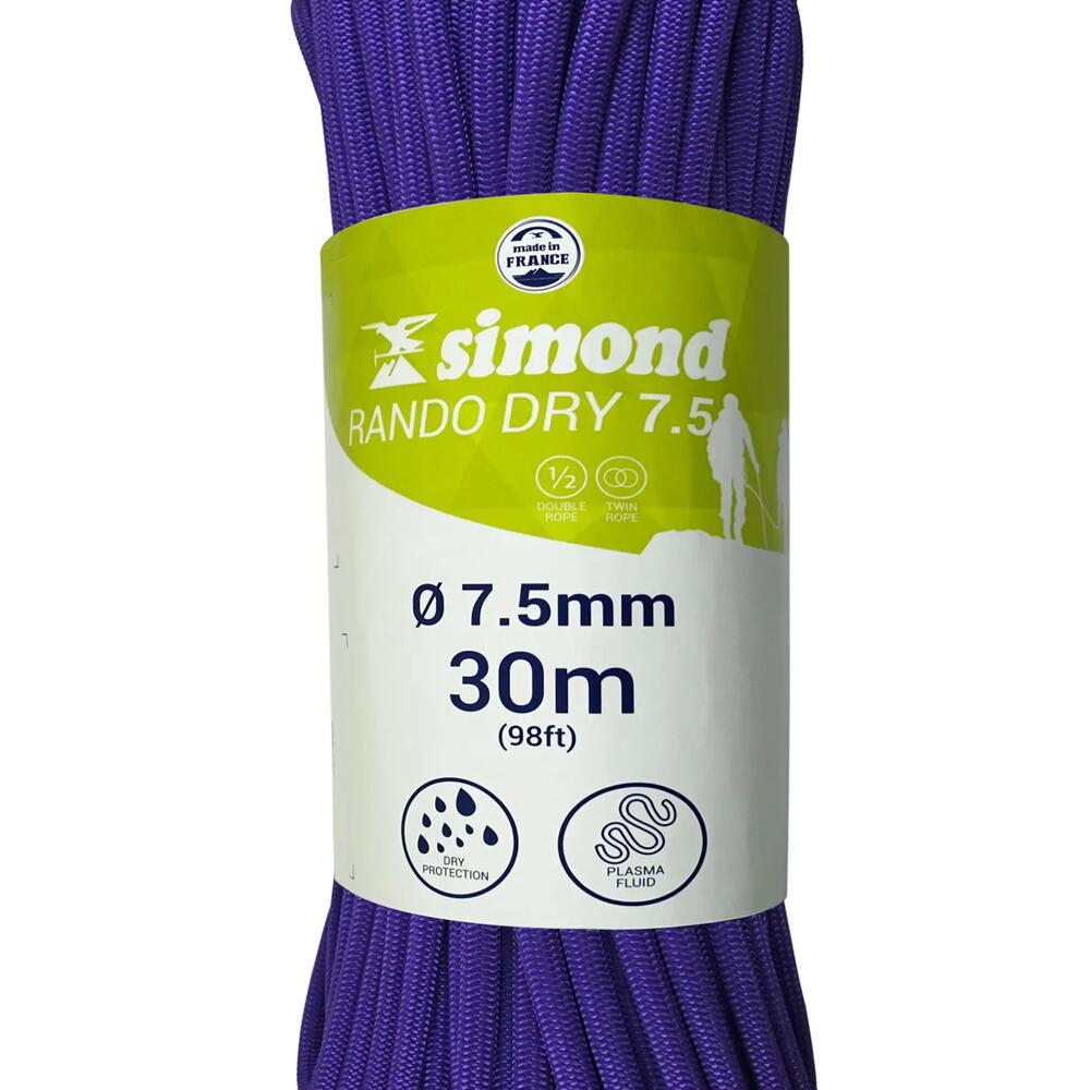 corde rando dry 7.5 30m simond 2018