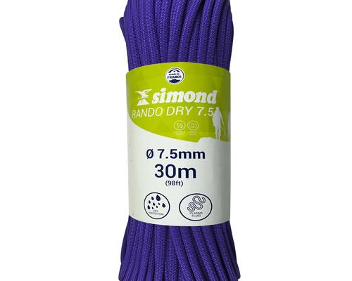 CUERDA DE ESCALADA SIMOND RANDO DRY 7.5mm X 30m - Manual Declaración de conformidad UE