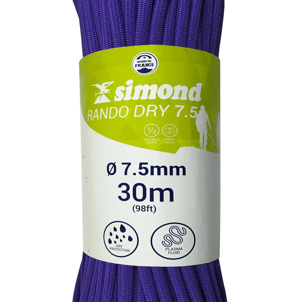 corde rando dry 7.5 30m simond 2018