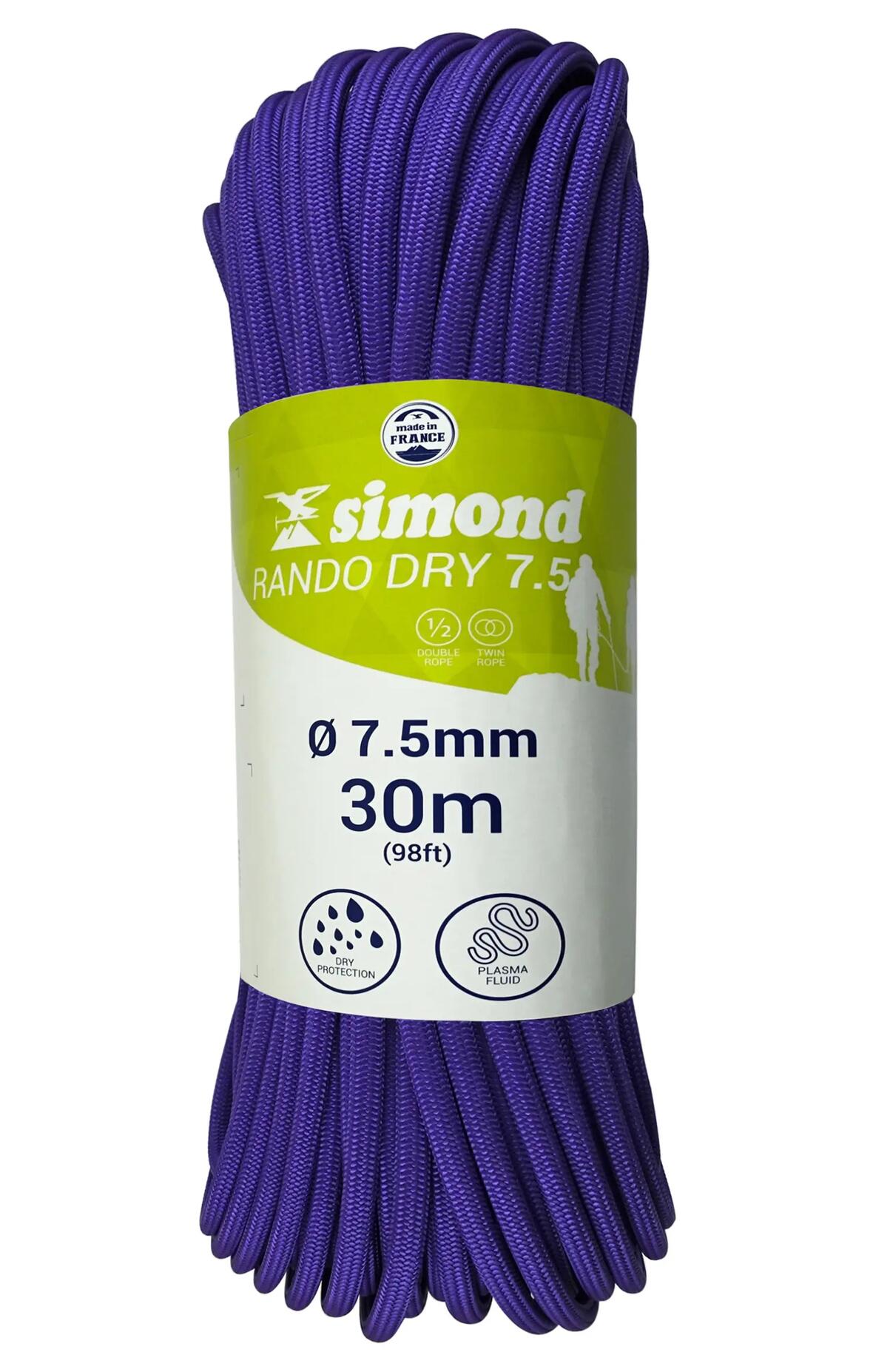 corde rando dry 7.5 30m simond 2018