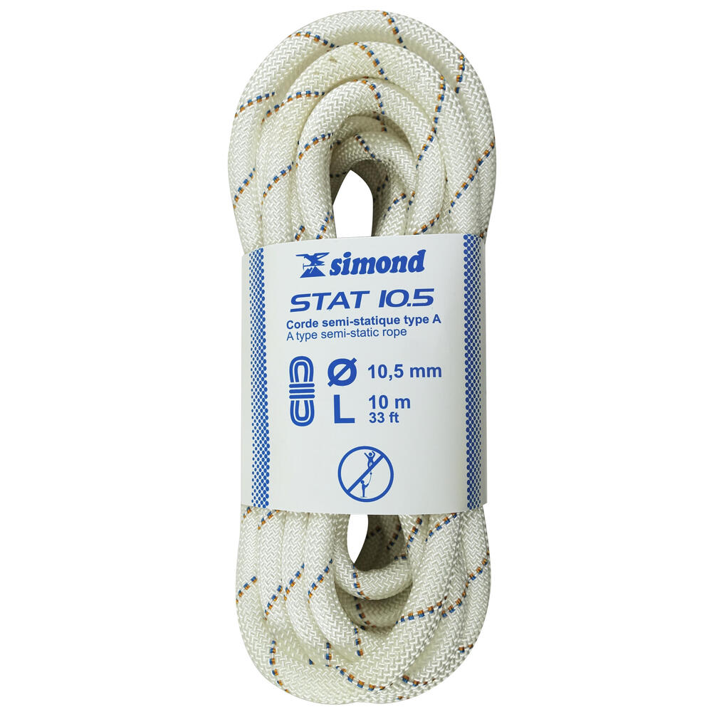 SIMOND STATIC ROPE - 10.5 MM X 10 M