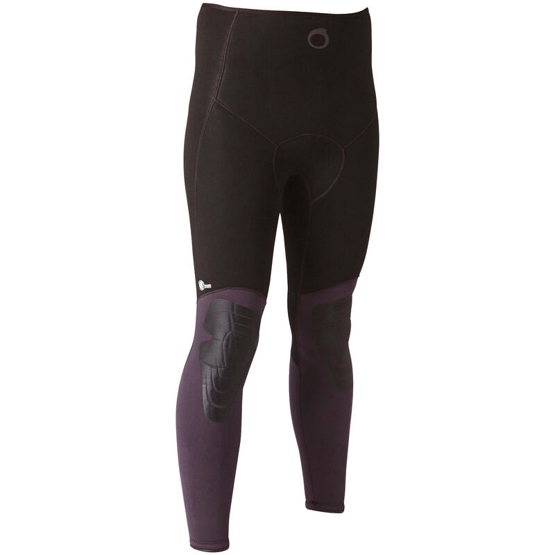 Pantalón Pesca submarina SPF 500 Hombre Gris Oscuro Neopreno 5 mm