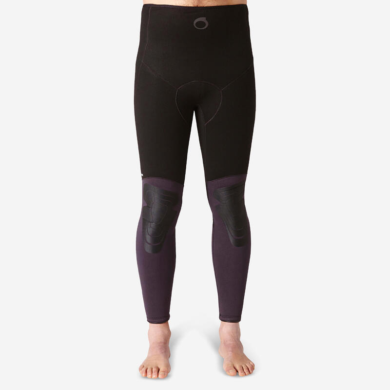 Pantalón Pesca submarina SPF 500 Hombre Gris Oscuro Neopreno 5 mm